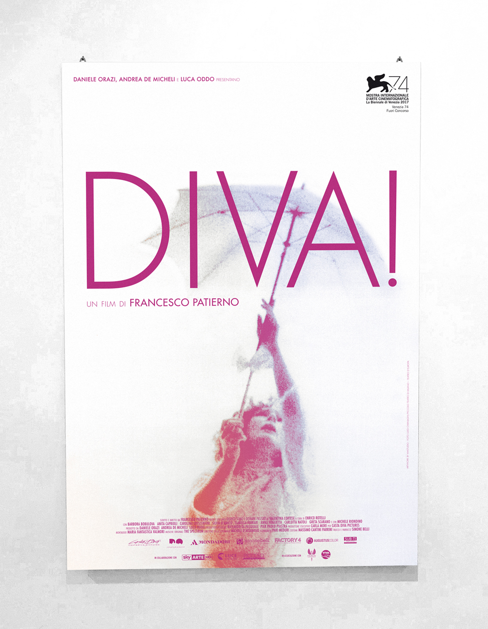 Diva - Directed by Francesco Patierno - Official Italian Poster