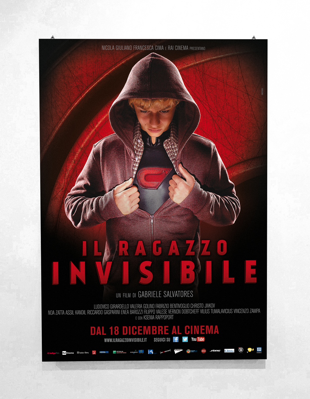 Il Ragazzo Invisibile - Directed by Gabriele Salvatores - Official Poster