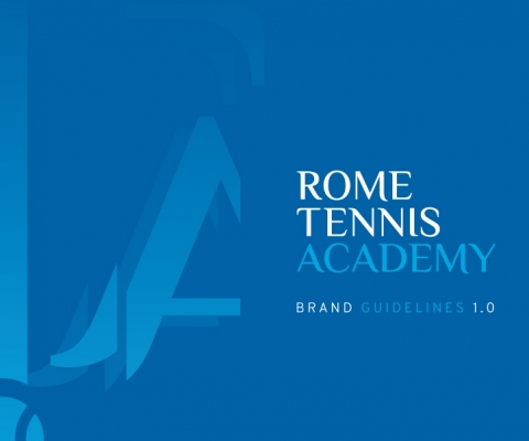 Rome Tennis Academy logo design