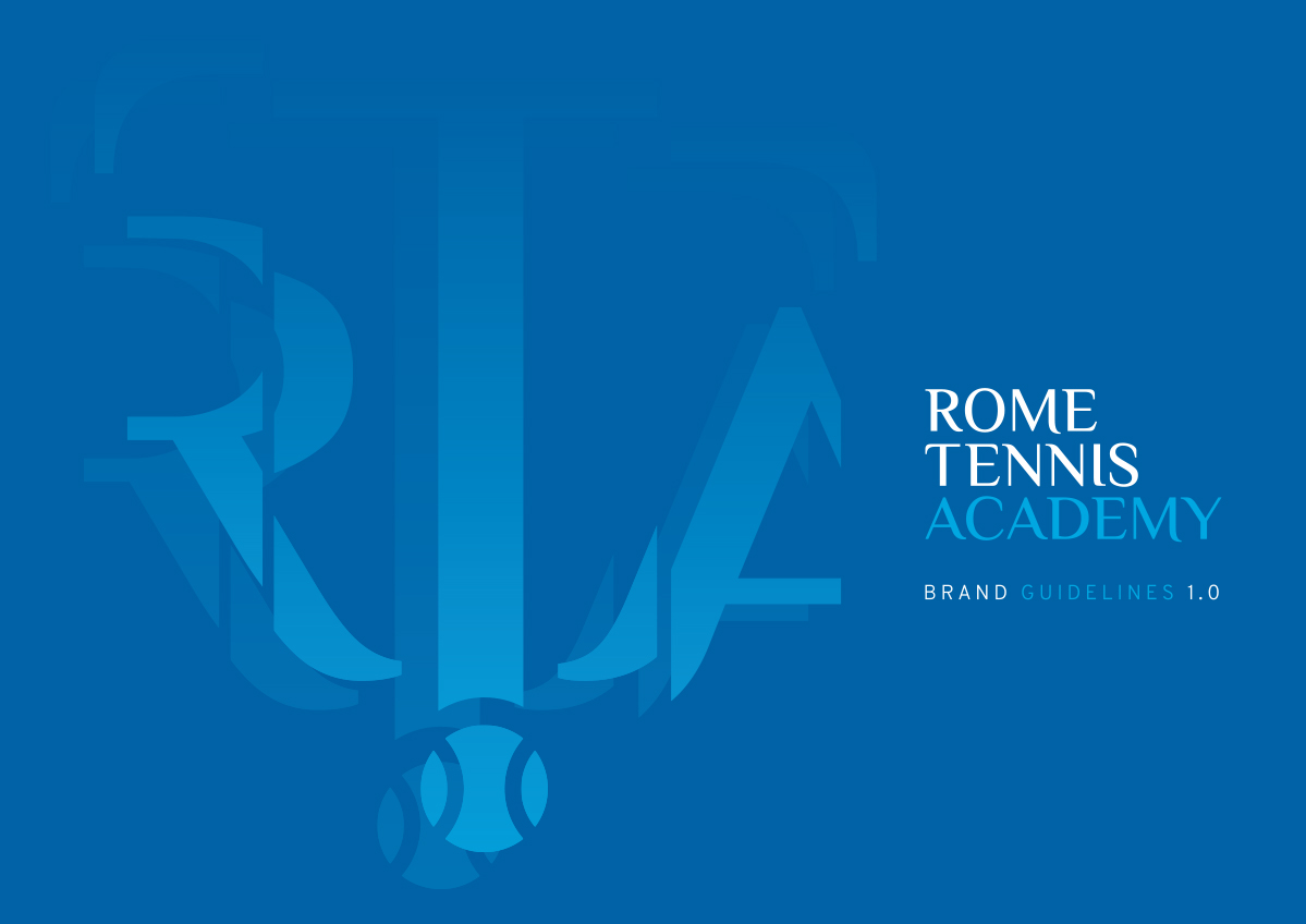 Rome Tennis Academy logo design