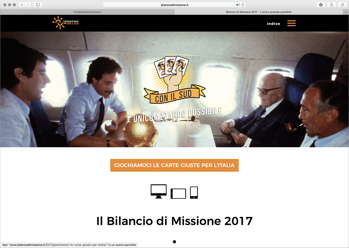 bilancio fondazione con il sud website